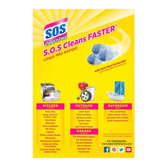 S.O.S. Clean ‘n Toss Steel Wool Soap Pads, 15 Count