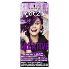 Got2b Creative Semi-Permanent Hair Color, 094 Perky Purple