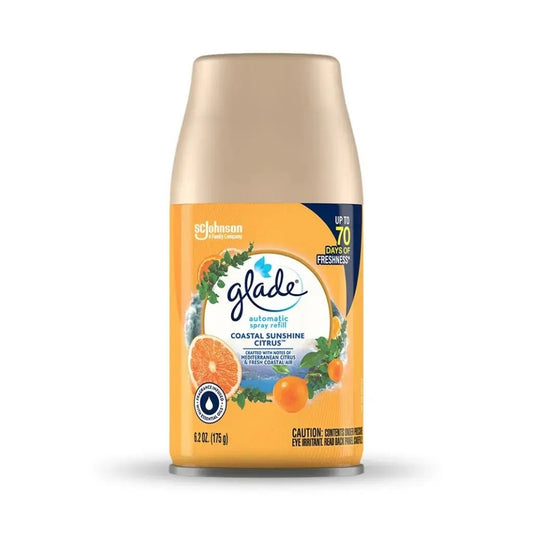 Glade Automatic Spray Refill, Coastal Sunshine Citrus, 6.2oz -
