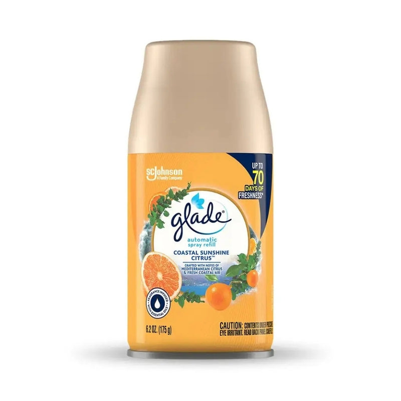 Glade Automatic Spray Refill, Coastal Sunshine Citrus, 6.2oz