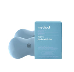 Method Men's Bar Soap, Glacier + Granite, 5oz, 2 Count