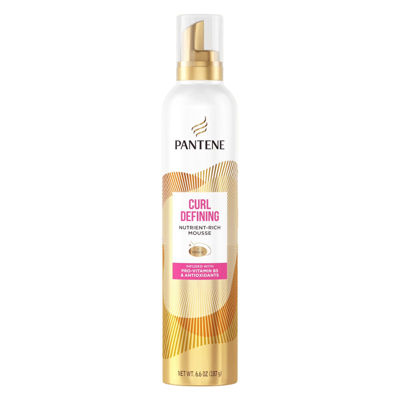 Pantene Curl Defining Mousse, Pro-Vitamin B5 & Antioxidants, 6.6oz