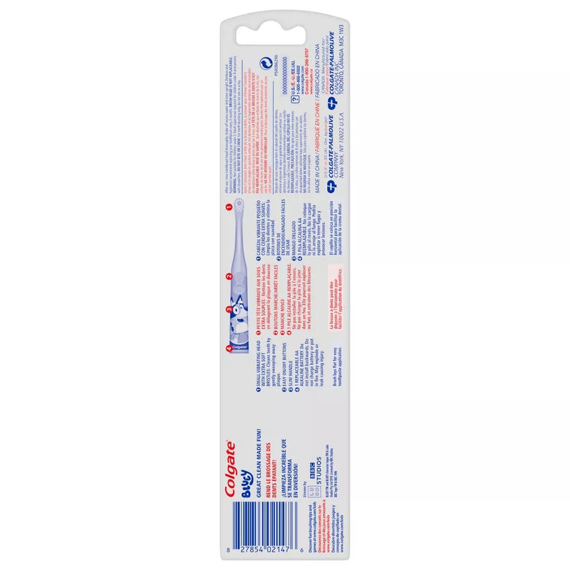 Colgate Kids Battery Powered Toothbrush, Bluey Bingo