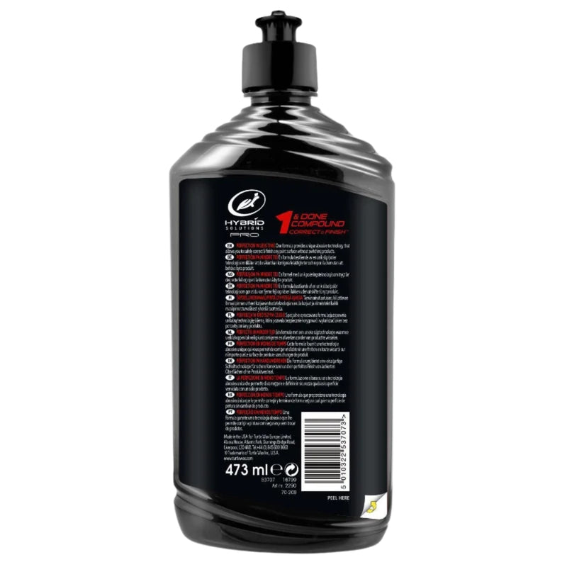 Turtle Wax Hybrid Solution Pro 1 & Done Compound Correct & Finish, 16oz