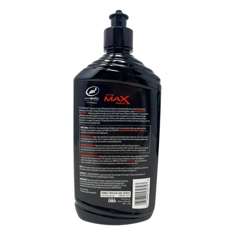 Turtle Wax Hybrid Solutions Pro Graphene Infused To-The-Max-Wax, 14oz