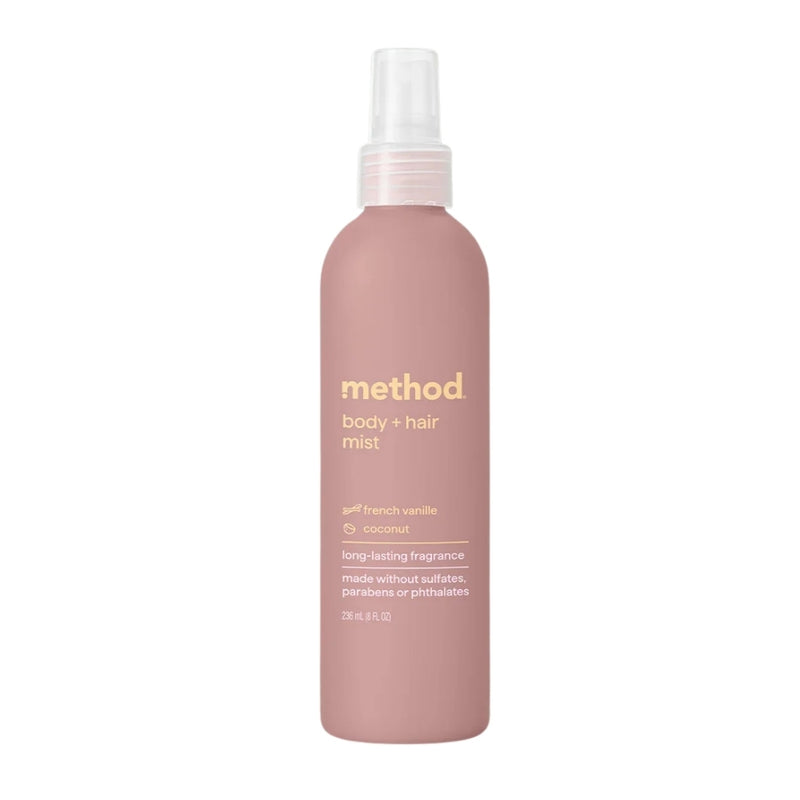 Method Body + Hair Mist, French Vanille & Coconut, 8oz