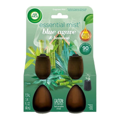 Air Wick Essential Mist Refill, Blue Agave & Bamboo, 0.67oz, 2 Count
