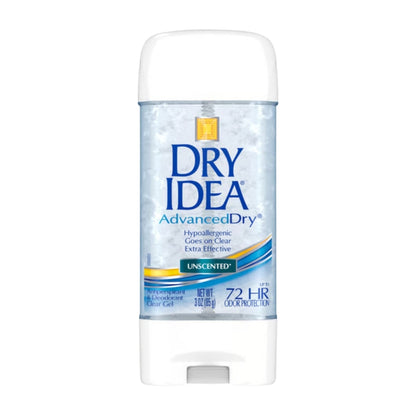 Dry Idea Advanced Dry Clear Gel Deodorant, Unscented, 3oz -