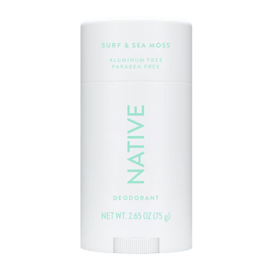 Native Deodorant Stick, Surf & Sea Moss, 2.65oz -