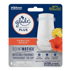 Glade PlugIns Plus, 1 Warmer + 1 Refill, Hawaiian Breeze