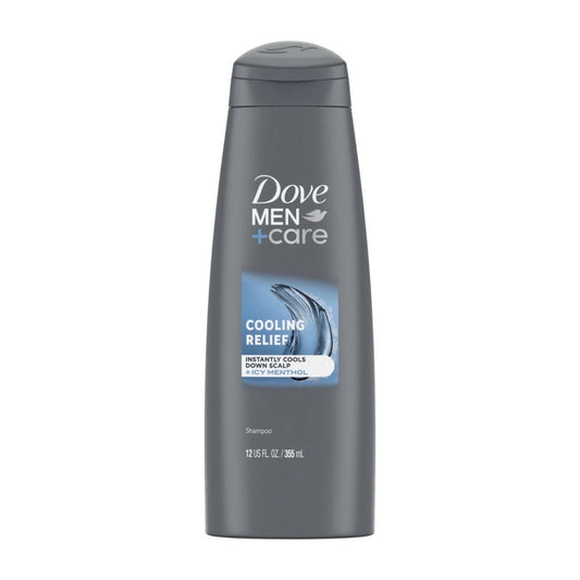 Dove Men+Care Cooling Relief Shampoo, Icy Menthol, 12oz -