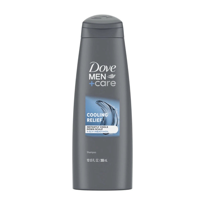 Dove Men+Care Cooling Relief Shampoo, Icy Menthol, 12oz