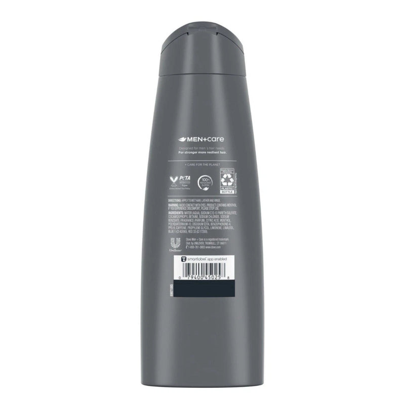 Dove Men+Care Cooling Relief Shampoo, Icy Menthol, 12oz