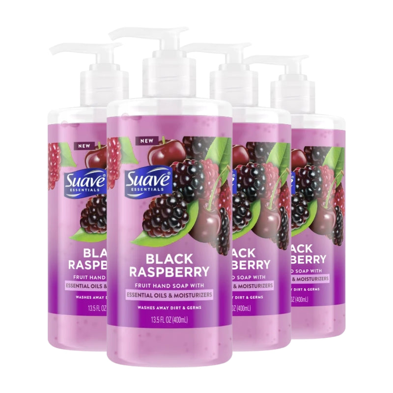 Suave Hand Wash, Black Raspberry, 13.5oz