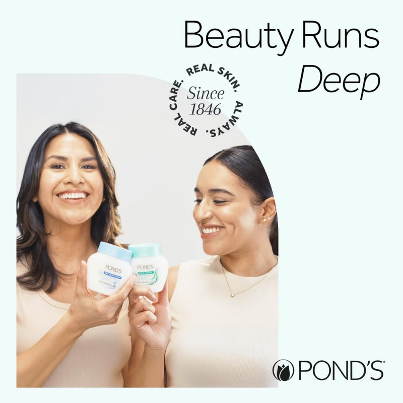 Pond's Dry Skin Cream, Facial Moisturizer, 10.1oz