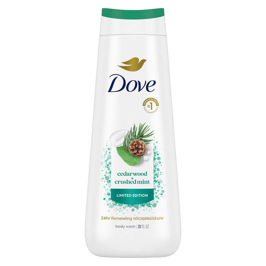 Dove Body Wash, Cedarwood & Crushed Mint, 20oz -