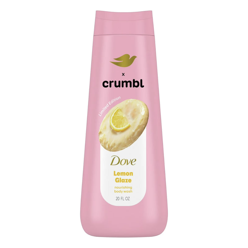Dove Crumbl Body Wash, Lemon Glaze, 20oz