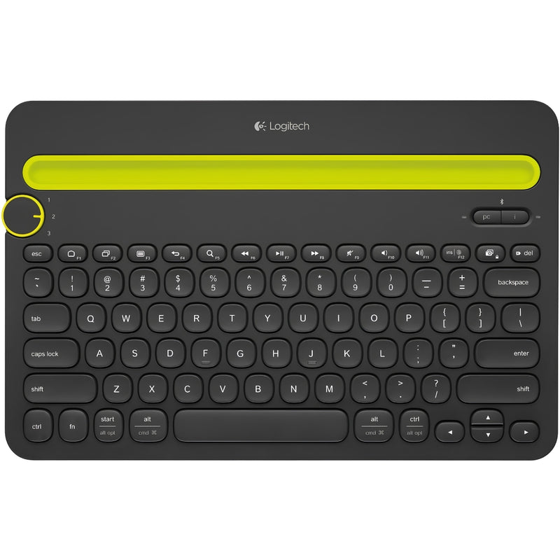 Logitech Wireless Multi-Device Bluetooth Keyboard, Black