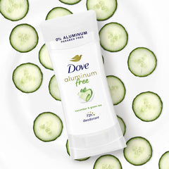 Dove Aluminum Free Deodorant, Cucumber & Green Tea, 2.6 oz