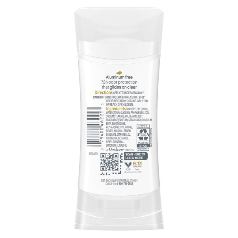 Dove Aluminum Free Deodorant, Cucumber & Green Tea, 2.6 oz