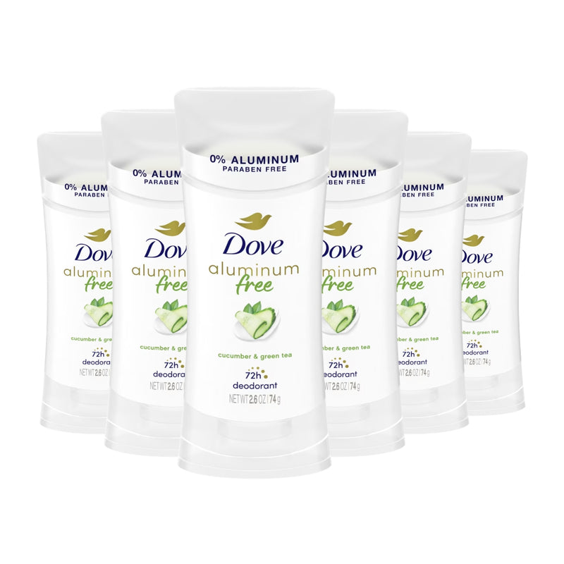 Dove Aluminum Free Deodorant, Cucumber & Green Tea, 2.6 oz