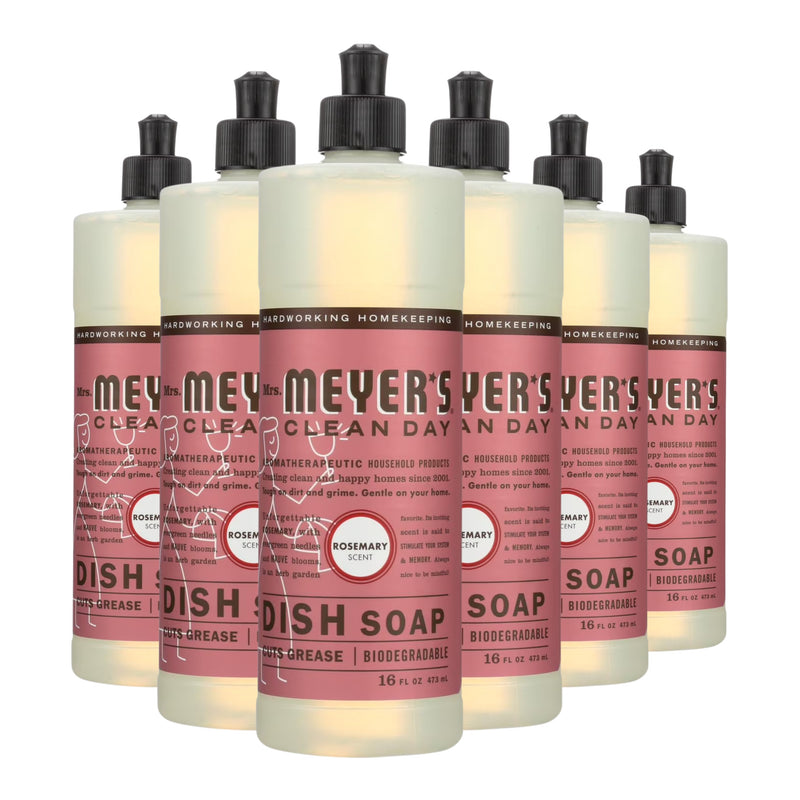 Mrs. Meyer's Dish Soap, Rosemary, 16oz