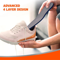 Odor-Eaters Ultra-Durable Odor-Destroying Insoles, Heavy-Duty Cushion, 1 Pair