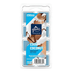 Glade Wax Melts, Cool Coconut, 3.1oz, 8 Count