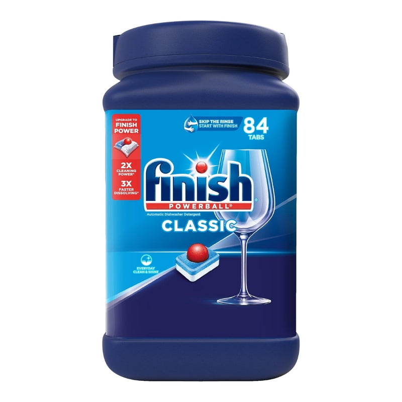 Finish Powerball Classic Dishwasher Detergent Tabs, 84 Count
