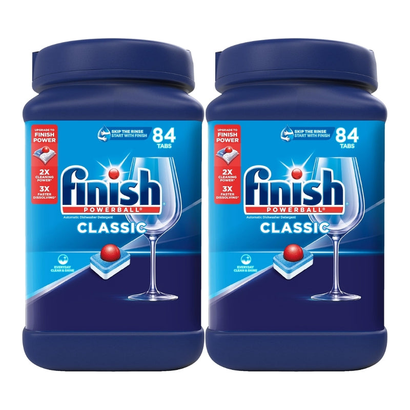 Finish Powerball Classic Dishwasher Detergent Tabs, 84 Count