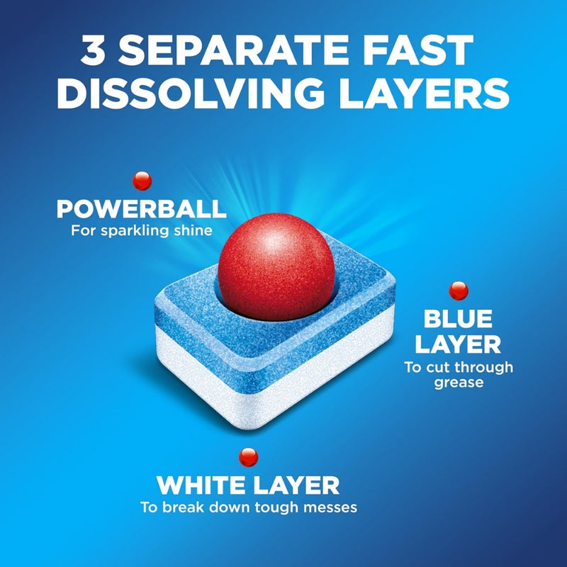 Finish Powerball Classic Dishwasher Detergent Tabs, 84 Count