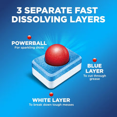 Finish Powerball Classic Dishwasher Detergent Tabs, 84 Count