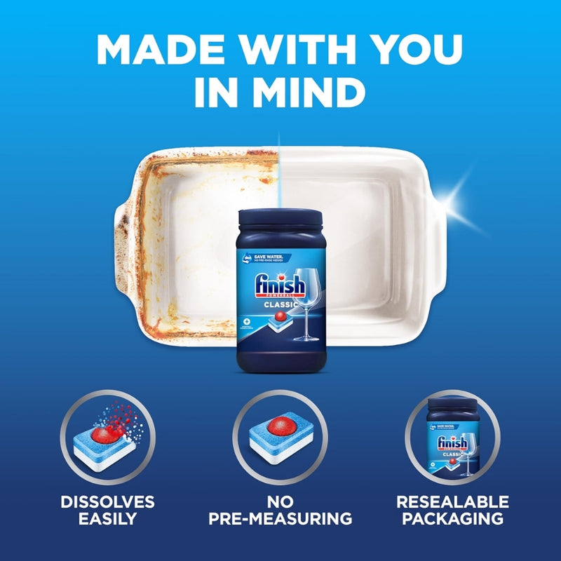 Finish Powerball Classic Dishwasher Detergent Tabs, 84 Count