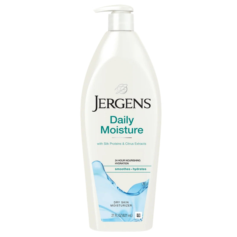Jergens Daily Moisture Body Lotion for Dry Skin, 21oz