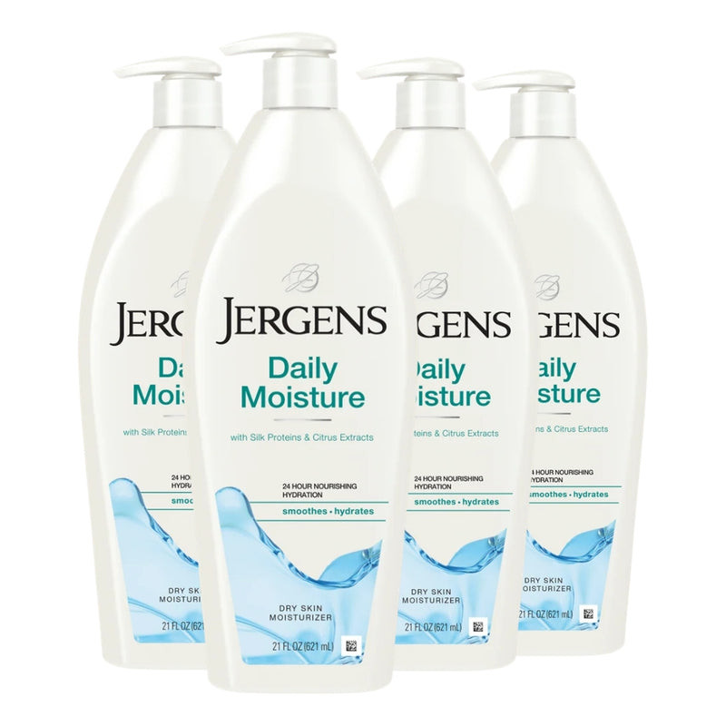 Jergens Daily Moisture Body Lotion for Dry Skin, 21oz