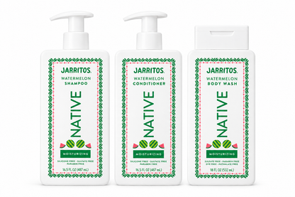 Native Shampoo, Conditioner & Body Wash Set, Jarritos Watermelon, 3-Piece Set