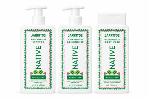 Native Shampoo, Conditioner & Body Wash Set, Jarritos Watermelon, 3-Piece Set