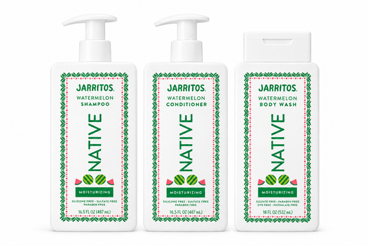 Native Shampoo, Conditioner & Body Wash Set, Jarritos Watermelon, 3-Piece Set