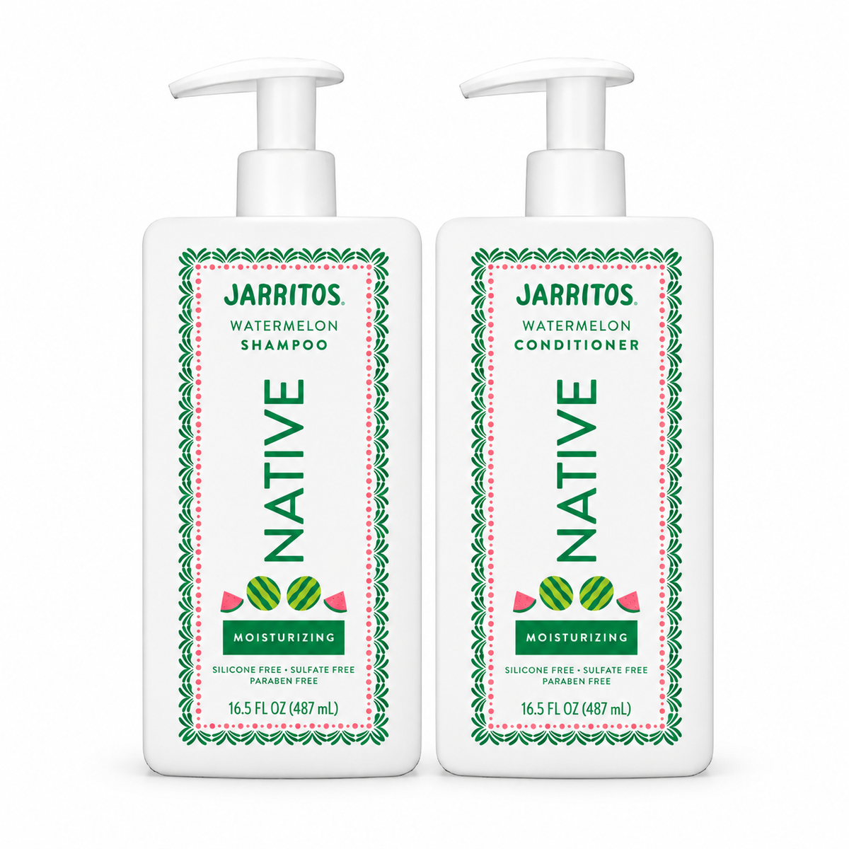 Native Shampoo & Conditioner Set, Jarritos Watermelon, 16.5 oz Each