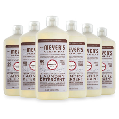 Mrs. Meyer's Ultra Concentrated Laundry Detergent, Lavender, 24.3 oz, image 8