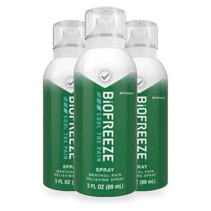 Biofreeze Pain Relief Spray, Colorless, 3 fl oz