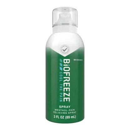 Biofreeze Pain Relief Spray, Colorless, 3 fl oz