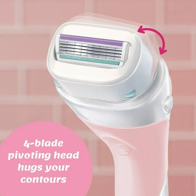 Schick Intuition Women's Razor Variety Pack – 1 Razor Handle & 4 Blade Refills
