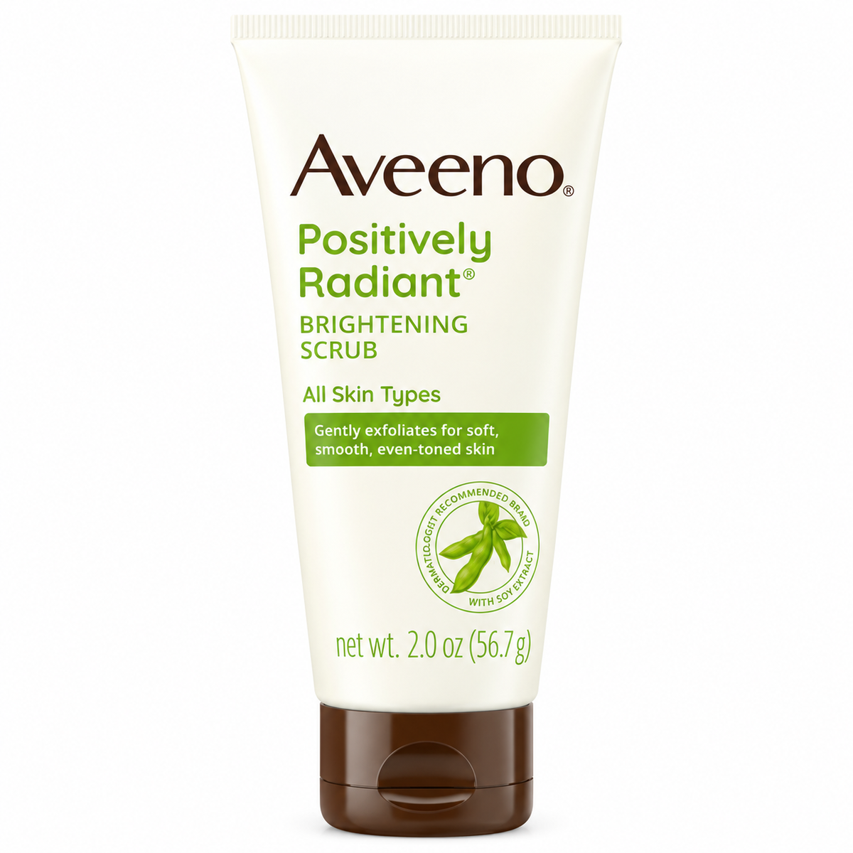 Aveeno Positively Radiant Skin Brightening Facial Scrub, 2 oz