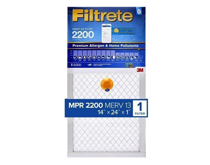 3M Filtrete Smart Replenishable Air Filter, MPR 2200, Merv 13, 20x30x1