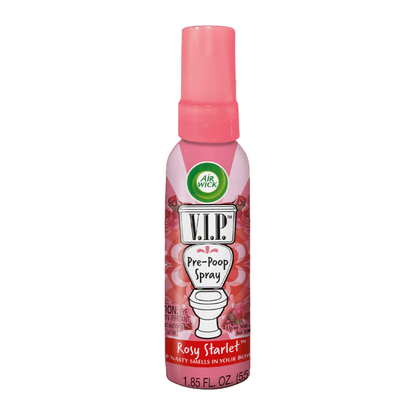 Air Wick V.I.P. Pre-Poop Toilet Spray, Rosy Starlet, 1.85 oz -