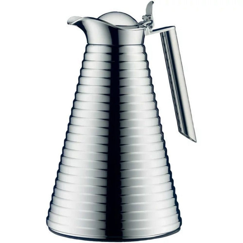 Alfi Achat Chrome Plated Glass Vacuum Insulated Thermal Carafe, 1 Liter - First Choice Buying