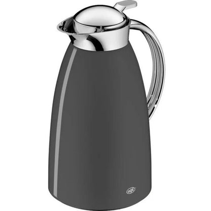 Alfi Gusto Lacquered Metal Glass Vacuum Insulated Thermal Carafe, 1 Liter