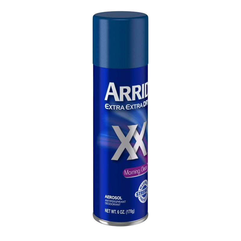 Arrid XX Extra Extra Dry Aerosol Antiperspirant Deodorant, Morning Clean, 6 oz - First Choice Buying