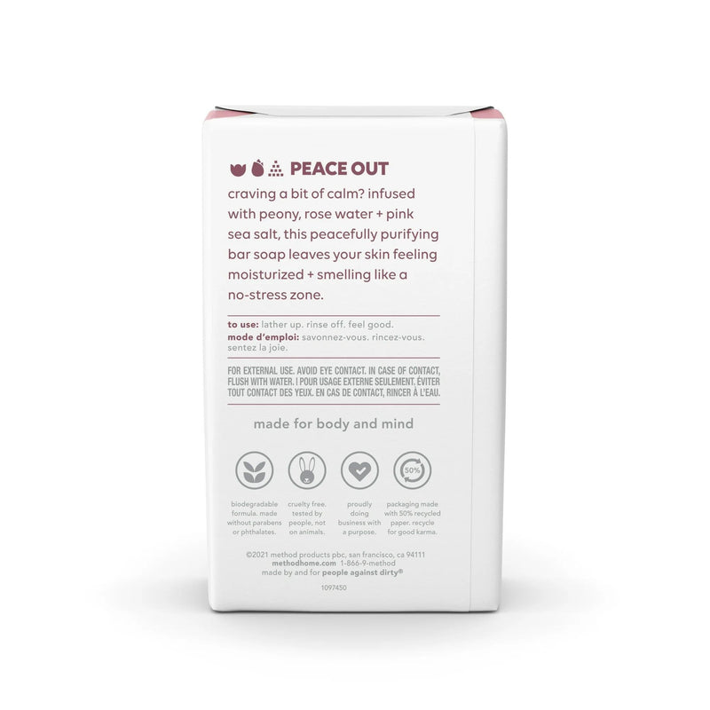 Method Body Pure Peace Bar Soap, 6 Oz